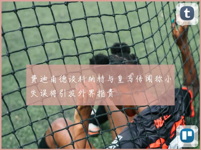 费迪南德谈科纳特与皇马传闻称小失误将引发外界指责